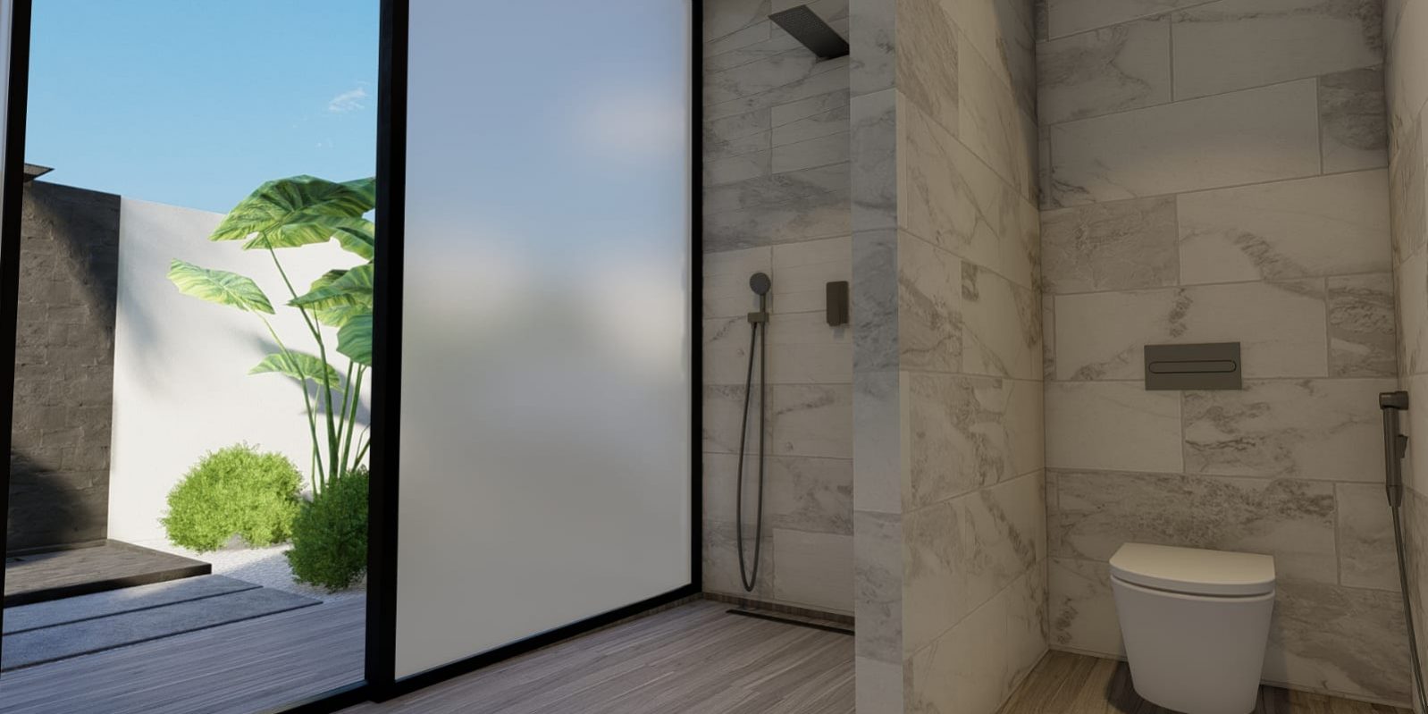 Baño Suite Nueva Construccion Unifamiliar Tenerife Sur