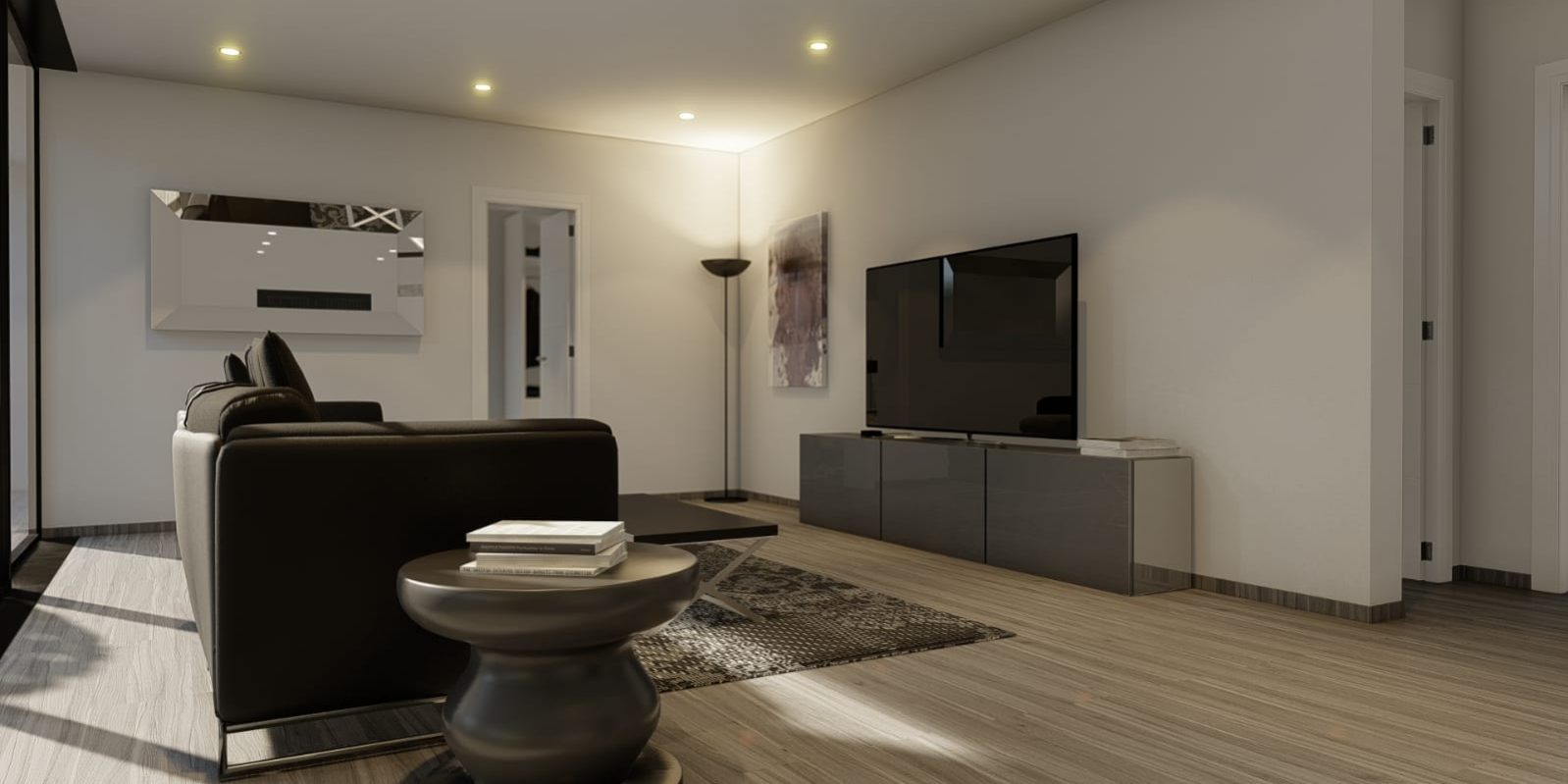 Salon Nueva Construccion Unifamiliar Tenerife Sur