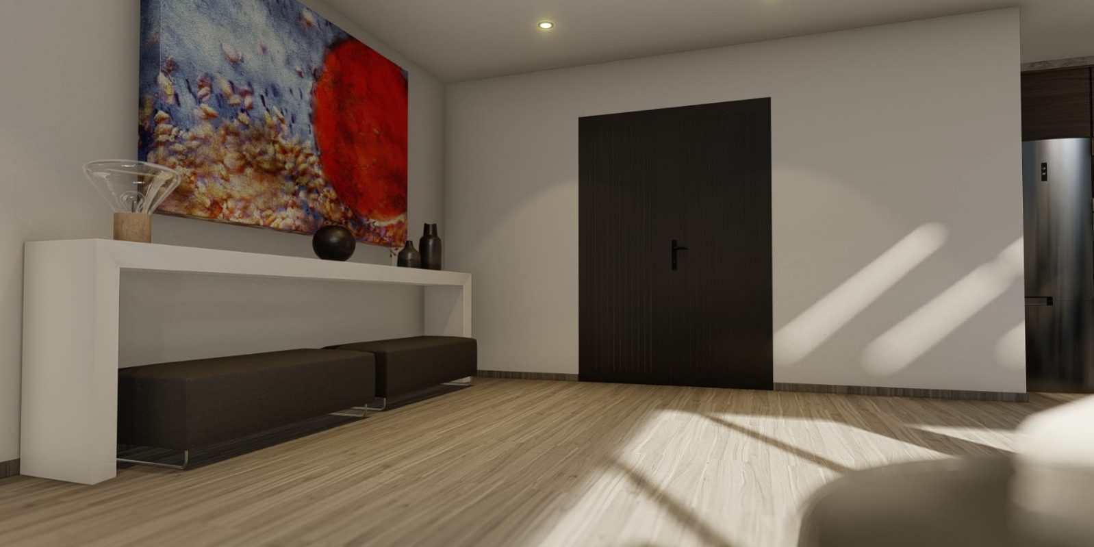 Entrada Nueva Construccion Unifamiliar Tenerife Sur