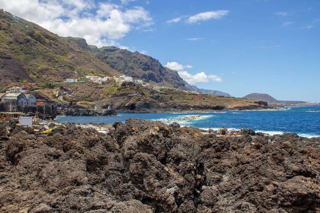 El Caletón, Garachico: costa volcánica / volcanic coast