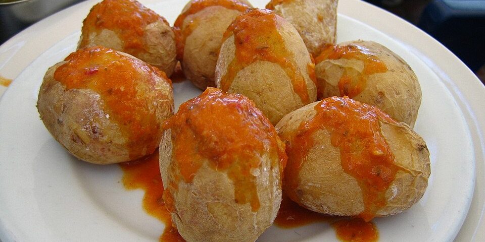 Canarian potatoes with mojo sauce, a Tenerife rainy day food idea