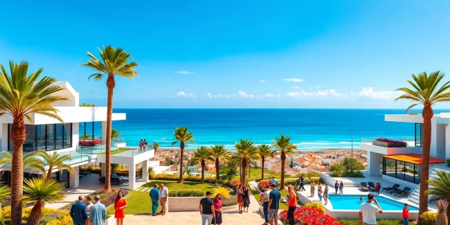 Tenerife property market: conceptual property illustration